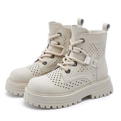 Ботинки из ревеня Ботинки Martin Кожаные женские ботинки Короткие ботинки в винтажном стиле