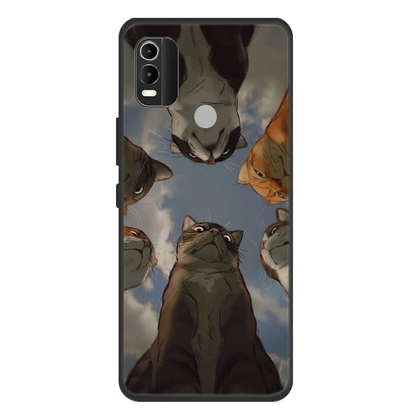 Чехол для Nokia C21 Plus Чехол для телефона Coque Черный Силиконовый Мягкая задняя крышка Чехол для Nokia G21 / G11 / C21 Plus Чехол C21Plus Funda