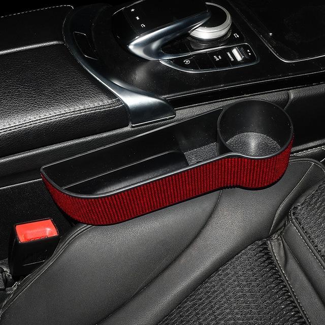 Автомобильное сиденье Gap Crevice Storage Box Crystal Drink Cup Gap Holder Organizer Phone Cup Bottle Holder Bling Car Accessories for Woman