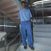 Carhartt WIP X INVINCIBLE Коллаборация Брюки с удаленным карманом и двойным коленом Унисекс Синие A242055-01-06