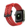 Hurtel Red Stainless Steel Strap for Apple Watch 42-45mm