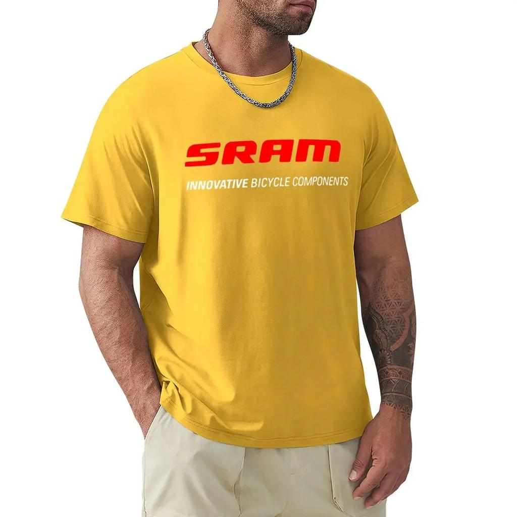 Sram Bicycle Bike Eagle Sram Brakes Cassettes T Shirt Harajuku Short Sleeve T-shirt Cotton Graphics Tshirt Tops