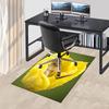 1pc Tulip Mouse Chair Mat - Anime Cartoon Design Office Desk Pad with Non-Slip Carpet for Home Decor, Suitable for All Seasons and Perfect as a Gift.C