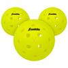 Мячи для пиклбола Franklin Sports X-40, для улицы, ярко-желтые, одобрены USAPA, US Open, Упаковка из 3 штук [Официально импортировано из Японии]