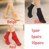 1/5 Pairs Nylon Ankle Socks Warm Business Sock New Length Socks  Autumn