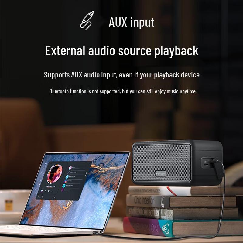 SEE ME HERE Wave W10 Portable Bluetooth Speaker CN plug (adapter included)