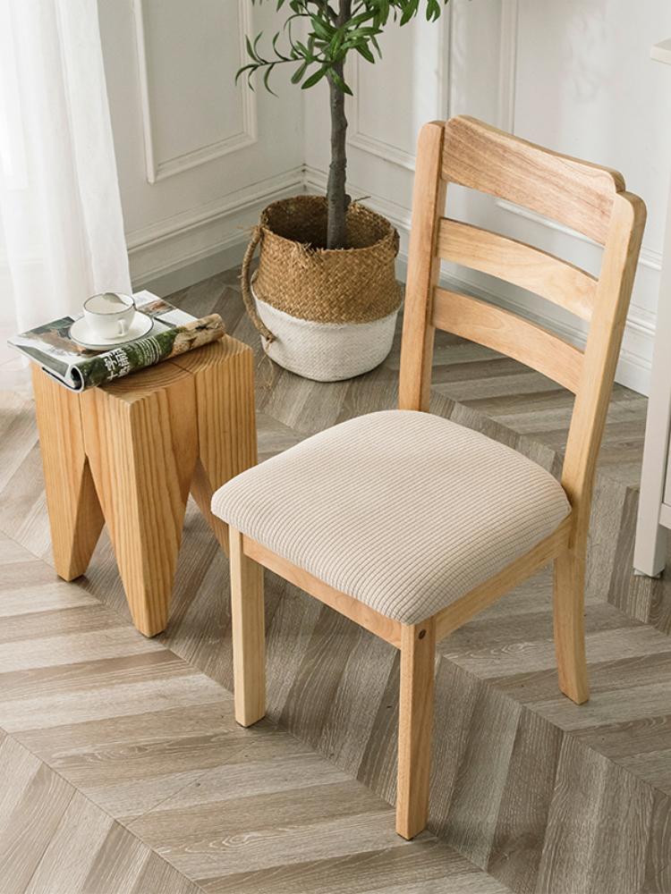 Чехлы на сиденья стульев для столовой из спандекса, жаккардовые, водонепроницаемые, съемные, моющиеся, эластичные, с мягкой обивкой, чехол для обеденного стула