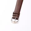 20 мм кожаный ремешок из искусственной кожи, ремешок для часов, сменный браслет с пряжкой из нержавеющей стали