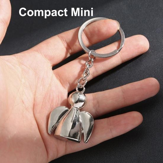 Брелок с крыльями ангела, прочный цинковый сплав, держатель для ключей, сумка для скалолазания, походов, путешествий, рюкзак, подвесное украшение, подвеска