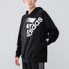 adidas Мужская спортивная толстовка с большим логотипом, черная GS8747