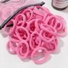 30/50/100PCS/Lot Girl Mix Colors Hair Bands Basic Hair Ties Elastic Headband Hair Scrunchies Women Accessories Ponytail Holder