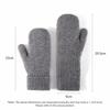 Knit Stretchy Winter Gloves Fleece Lining Snow Gloves High Quality Thermal Gloves  for Women Men