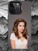 Чехол для телефона A-Анджелина Джоли для iPhone 17 16 15 14 13 12 11 Pro Max Plus Серебристый Матовый Черный Чехол