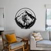 1pc Climber Wall Decor Round Mountain Climbing Sign Ornament, Stylish Mountain Wall Art, Perfect for Mountain Sports