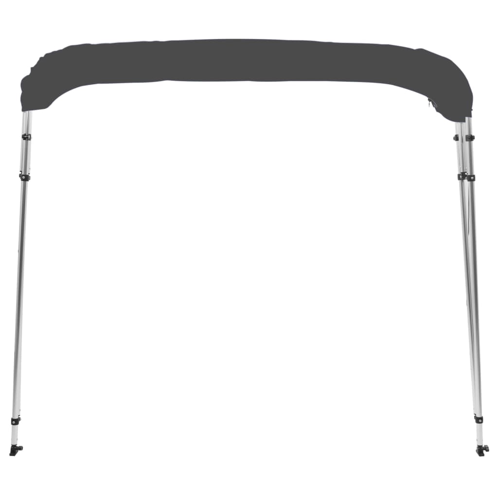 vidaXL 4-Bow Bimini Top Anthrazit 243x180x137 cm