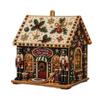 Rhinestone DIY Pearl Art Kit Pearl Beads 3D Wooden House Model  Home Decoration