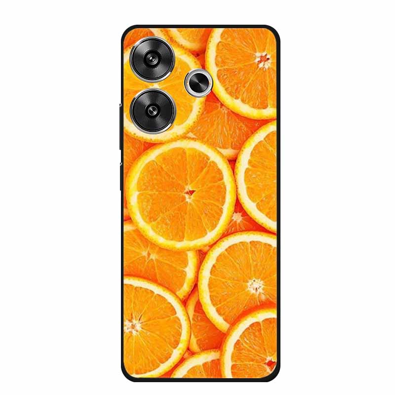 Phone Case For Xiaomi Poco M6 4G Back Cover Case Shockproof Black Silicone Soft Funda For Poco M6 Case PocoM6 M 6 6.79" Coque