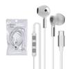 3.5mm Half-In-Ear Wired Earphones for E-Sports, Karaoke, Apple, Android, and Computers