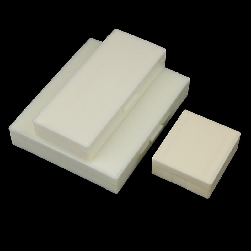 Пластиковый контейнер для предметных стекол для микроскопа 25/50/100 шт., держатель для хранения биологических срезов для подготовленных предметных стекол для микроскопа