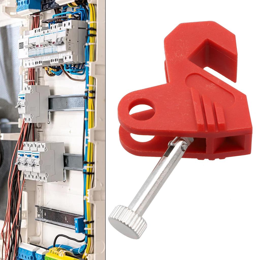 Блокировка автоматического выключателя с ЧПУ Промышленный предохранительный замок Воздушный выключатель Предохранительный безключевой замок