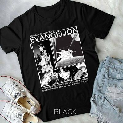 Neon Genesis Evangelion , Аниме Эстетика,Ева 01,Мисато Кацураги,Унисекс Футболка