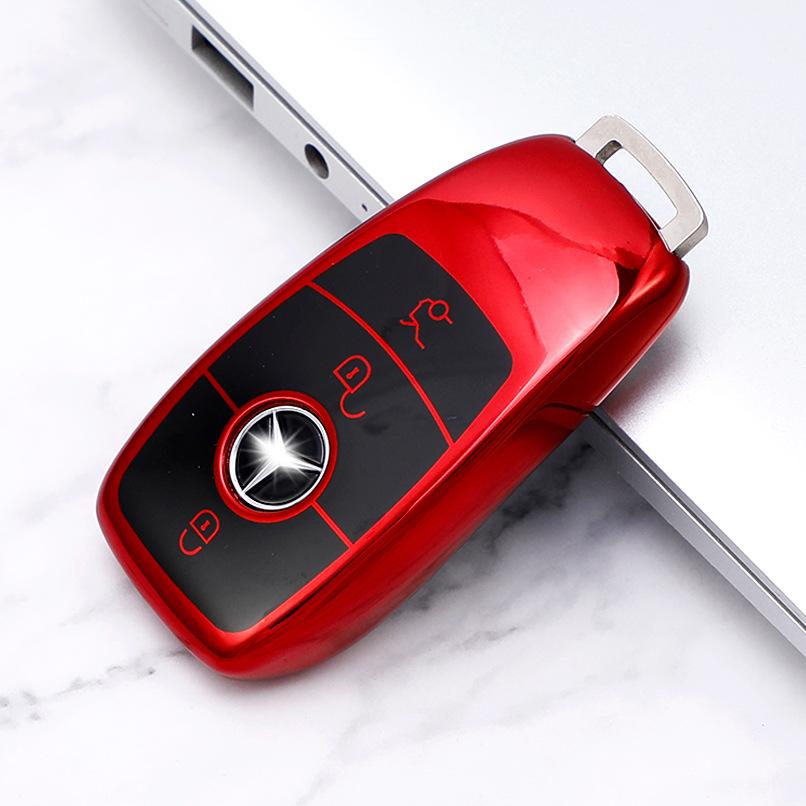 Чехол для дистанционного ключа из ТПУ для Mercedes Benz ACESG Class GLC CLE CLA W177 W205 W213 W222 X167 AMG, защитный держатель