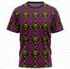 2026 Summer Japanese Anime JOJO's Cosplay Jersey T-shirts 3D Print Cartoon Short Sleeve Kid T-shirt Y2k Tops