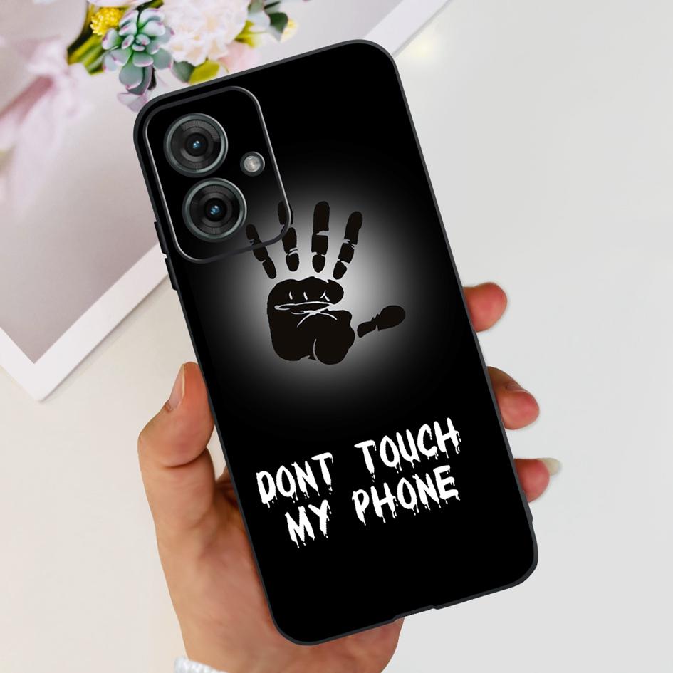 Для Motorola Moto G55 5G Чехол Милый Мультяшный Кот Животные Мягкий Силикон Ударопрочный ТПУ Задняя Крышка Чехол для Телефона Для MotoG55 G 55 Funda