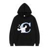 Sanrio Cinnamoroll Женские и мужские черные худи с буквами A B C D, свитшоты, одежда, кавайный пуловер, аниме топы