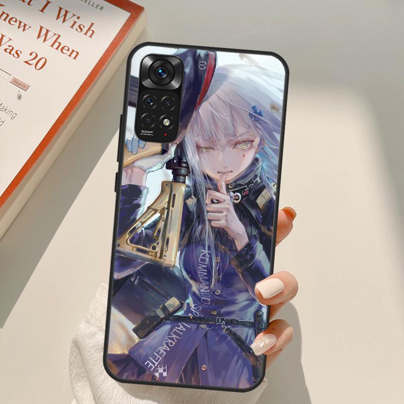 Чехол для игр Girls Frontline для Xiaomi Redmi Note 10 8 9 11 Pro 8T 9S 10S 11S Redmi 10C 9C 9A 9T K50 K40 Gaming