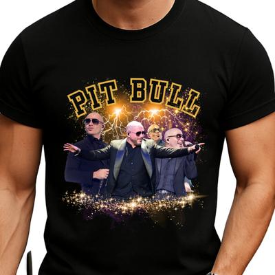 Футболка Pitbull, Поддельная футболка Pitbull, Футболка Mr Worldwide, Американский певец
