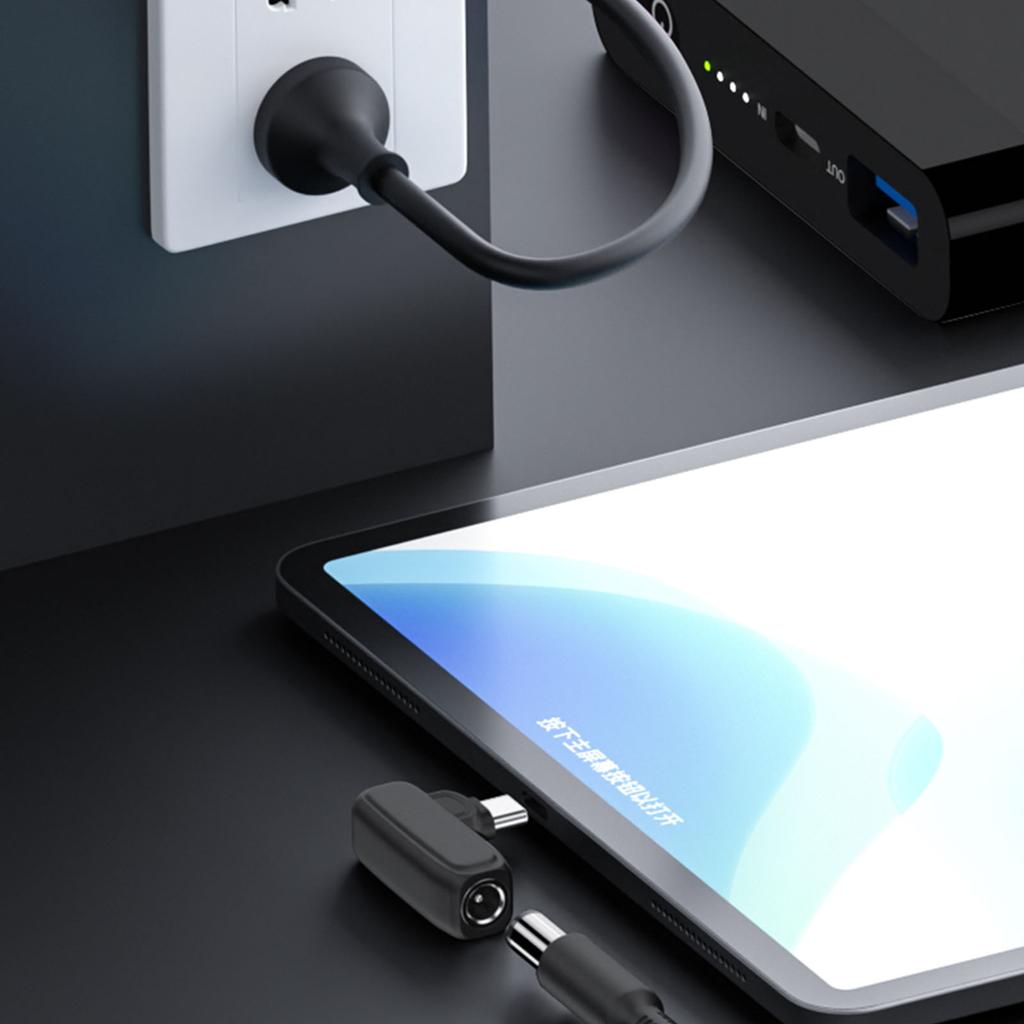 Адаптер USB C до 5,5x2,1 мм для быстрой зарядки, штекер зарядного устройства, адаптер PD USB C, тип C, разъем USB «папа-мама»