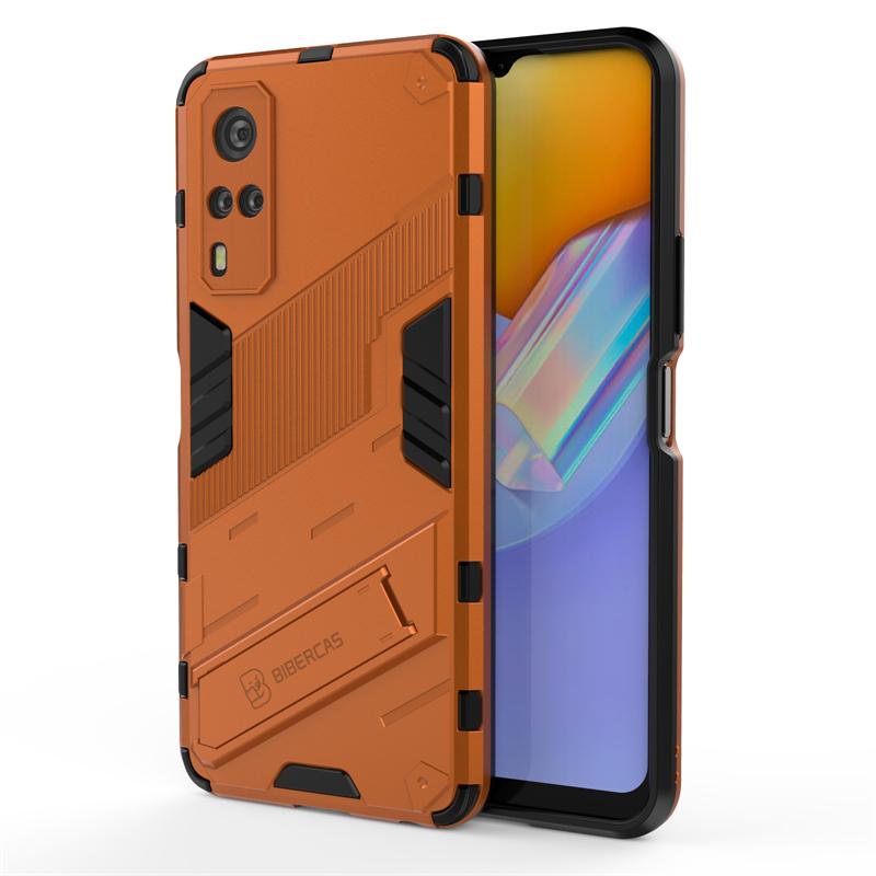 Чехол с магнитным кронштейном для Vivo Y51 2020 Y31 2021 Y 31 Y53S Y51A, чехол с магнитным кронштейном для V21 V21E Y21 Y21S Y33S iQOO 7 8 Z3 Z5, задняя крышка