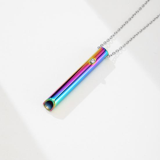 Дыхательное ожерелье Ожерелье для снятия тревоги Ожерелье с подвеской-свистком для снятия стресса Медитация Осознанность Дыхание