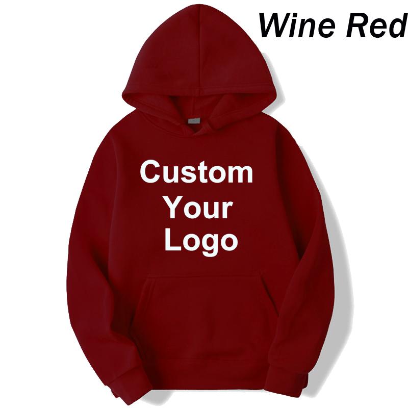 Custom Your Logo DIY12 Hoodies Men Women Customize Any Design Style Print Sweatshirt Hooded Streetwear