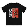 Новая футболка NOFX с принтом, смешная, хлопковая, с коротким рукавом, футболка музыкальной группы, с круглым вырезом, одежда, легкая и дышащая для прохладных летних нарядов