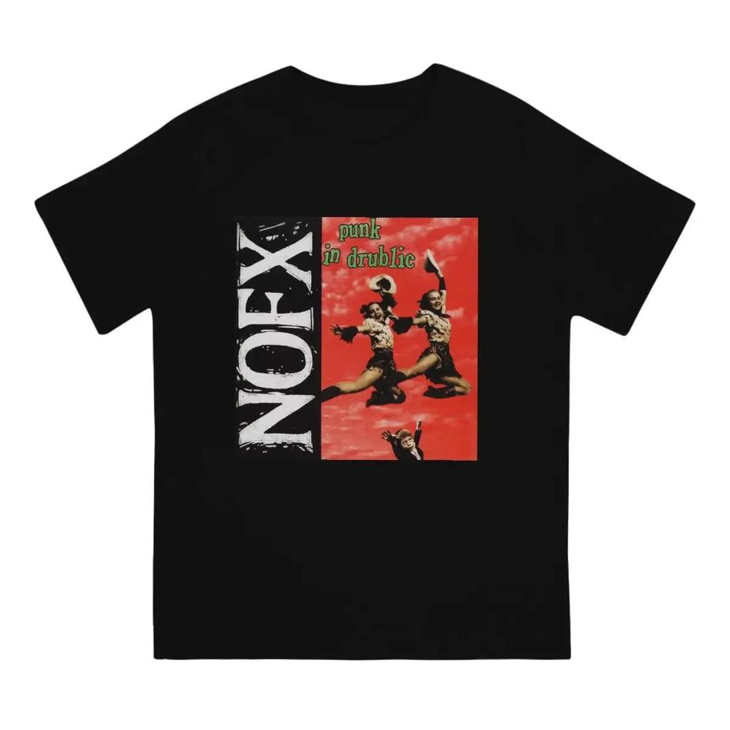 Новая футболка NOFX с принтом, смешная, хлопковая, с коротким рукавом, футболка музыкальной группы, с круглым вырезом, одежда, легкая и дышащая для прохладных летних нарядов