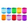Colorful Building Blocks Set with Acrylic Cylinders for Kids Aged 3-6