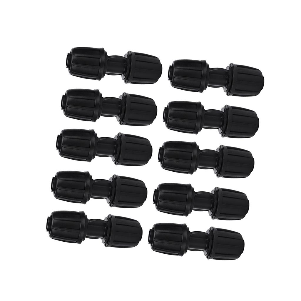10 шт. прямой соединитель для воды, фитинг для капельного полива сада для шланга ПЭ 16 мм