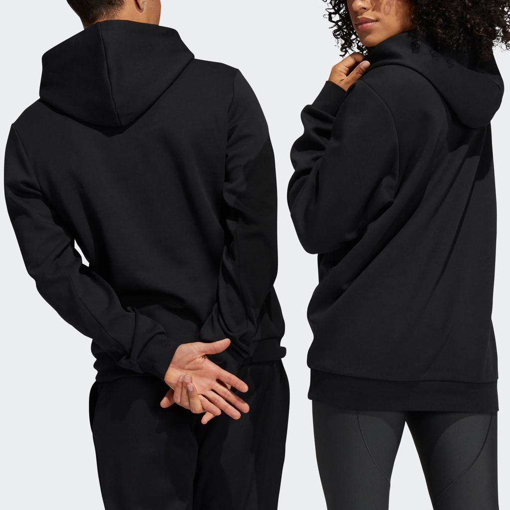Adidas Sweatshirts Men's Black Hooded Moderate Regular HF4671