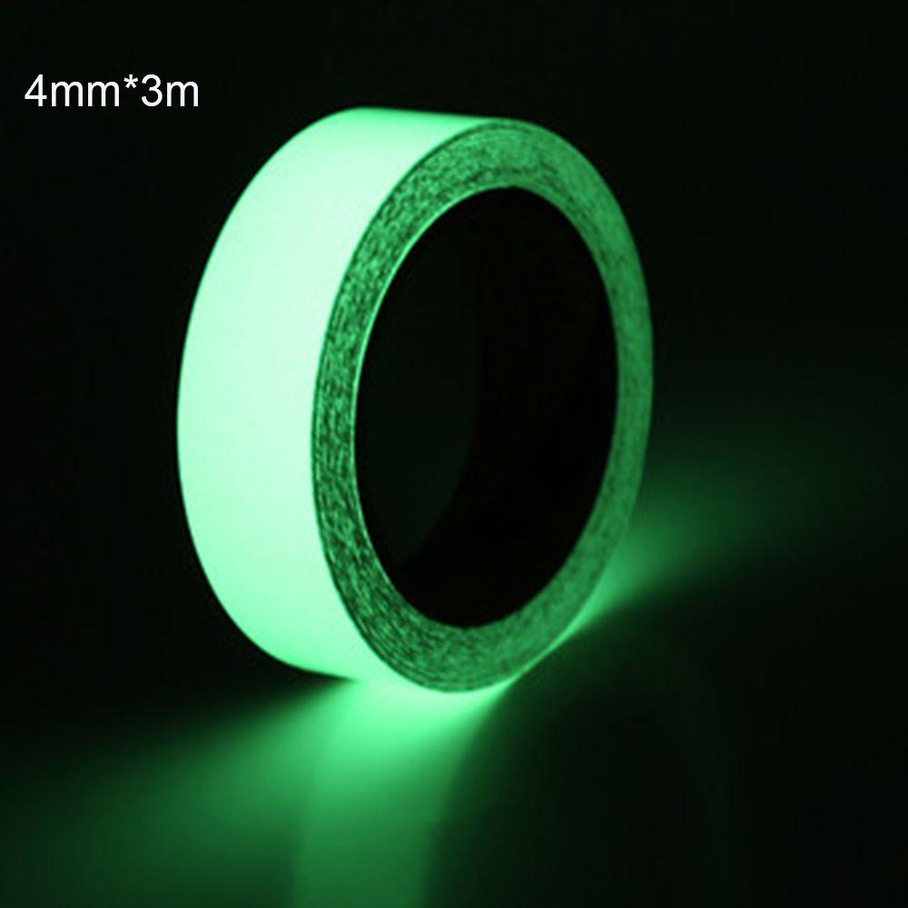 Fluorescent Tape Various Sizes Warning Stickers Green Luminous Tape Glow In The Dark Self Adhesive