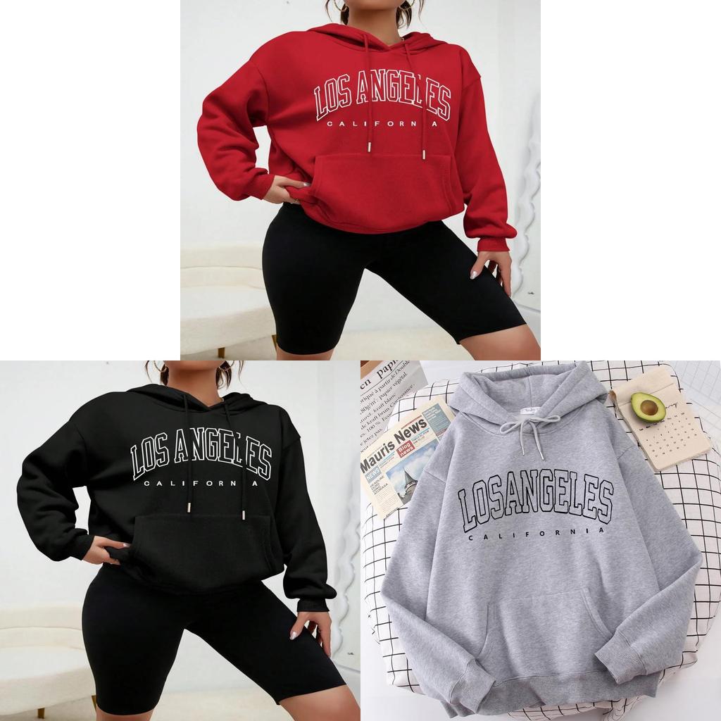Streetwear Print Hoodie For Women With Polyester Fabric For Fall Winter Comfort