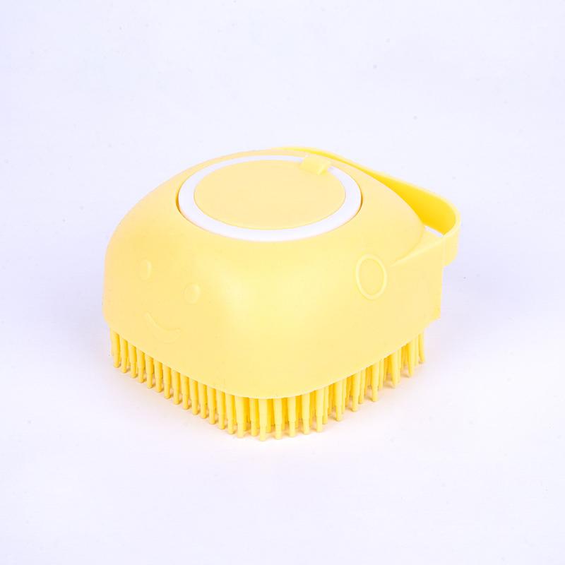Pet Bathing Brush Soft Silicone Massager Shower Gel Bathing Brush Clean Tools Comb Dog Cat Cleaning Grooming Supplies
