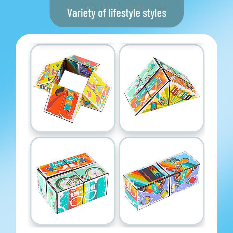 3D Infinite Magic Cube - игрушка для снятия стресса для детей