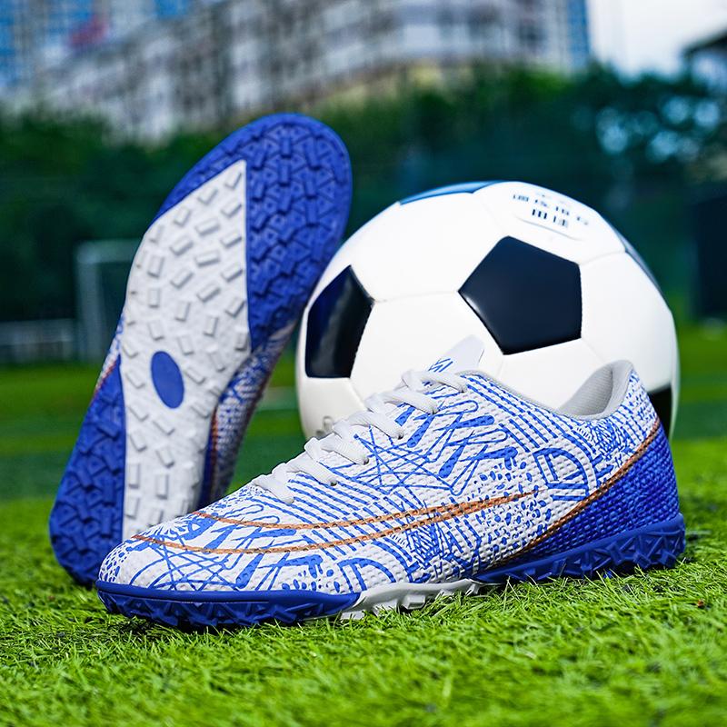Мужские Футбольные Бутсы FG/TF из ПУ Кожи Профессиональные Тренировочные Футбольные Спортивные Обувь Оригинальные Мужские Общественные Футбольные Бутсы для Мужчин