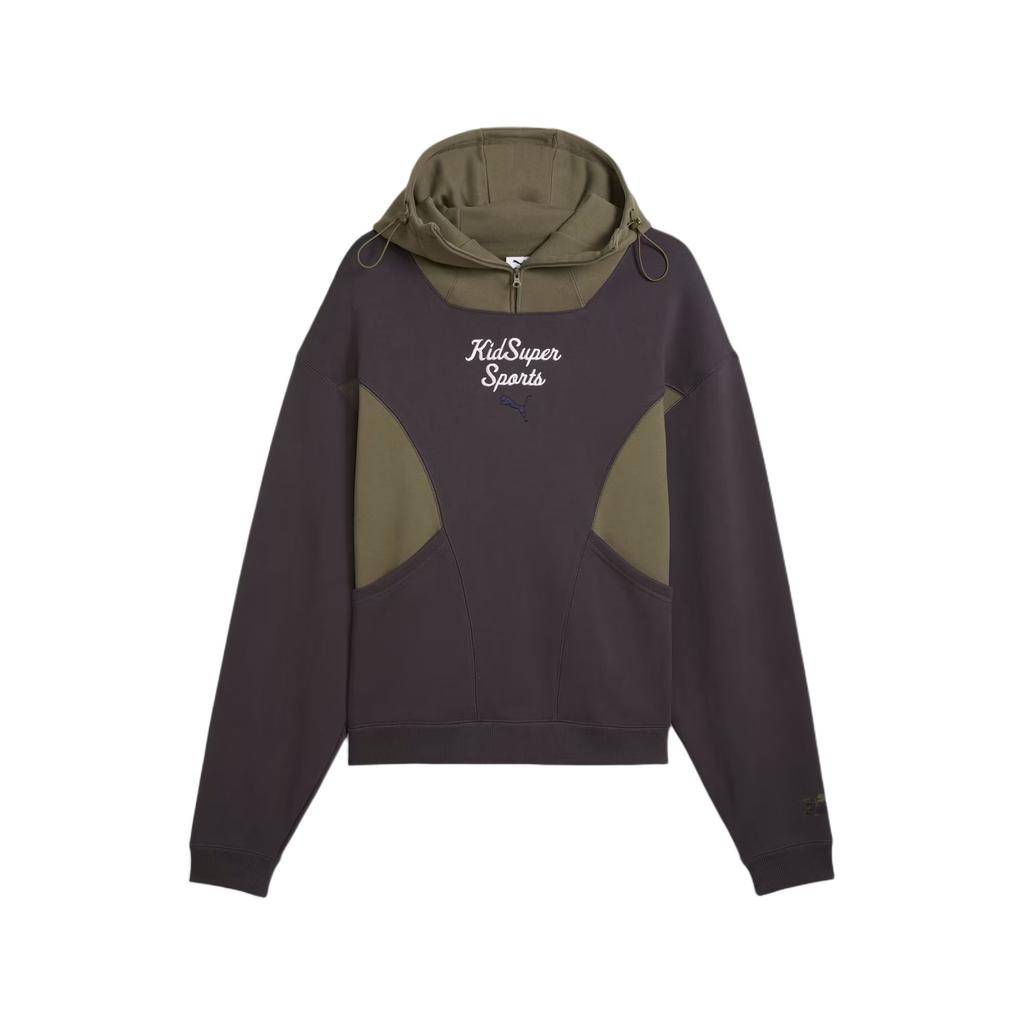 Puma X KidSuper Collaboration Fashionable Simple Loose Versatile Hoodie Men hoodies Black 630932-78