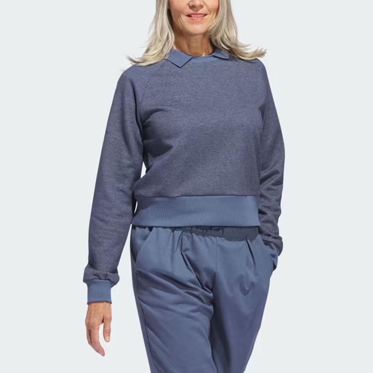 Adidas Толстовка Go-To с цветным блоком и логотипом, с коротким рукавом, женская толстовка темно-синего цвета IP4195