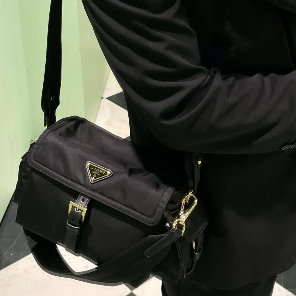 Lada House Унисекс Сумка-мессенджер для камеры из переработанного нейлона 2025: Модная, Универсальная Сумка через Плечо