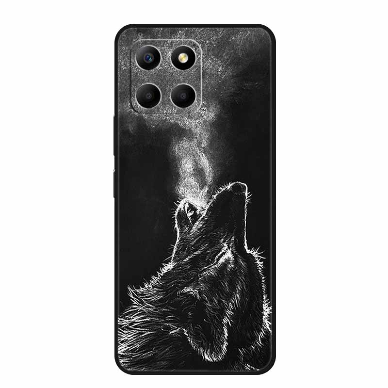 Мягкие силиконовые чехлы для Honor X8 5G Чехол x8 X8A 4G Волк Лев ТПУ Задние чехлы Для Huawei Honor X8 Чехлы для телефона HonorX8A Чехол Сумка