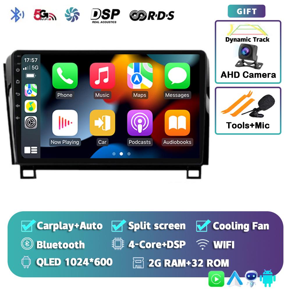 Android 14 Автомобильное радио для Toyota Tundra XK50 2007-2013 Sequoia XK60 2008-2017 Мультимедиа Видео Плеер Навигация Стерео GPS Аудио